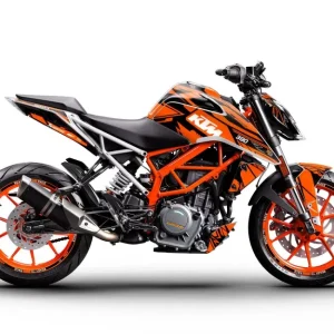 KTM 200 Duke DEKOR - "Pulse" (Schwarz/Orange)