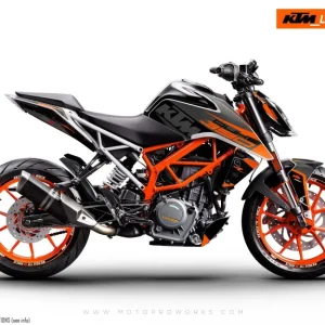 KTM 200 Duke DEKOR - "Torque" (Schwarz/Orange)
