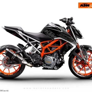 KTM 390 Duke DEKOR - "Torque" (Schwarz)
