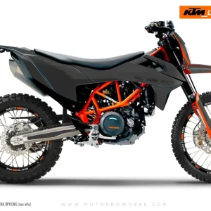 KTM 690 Enduro DEKOR - "Fade" (Grau)