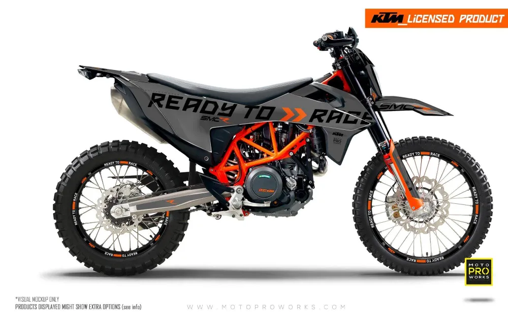 KTM 690 SMC-R DEKOR - "Ready2Race" (Grau)