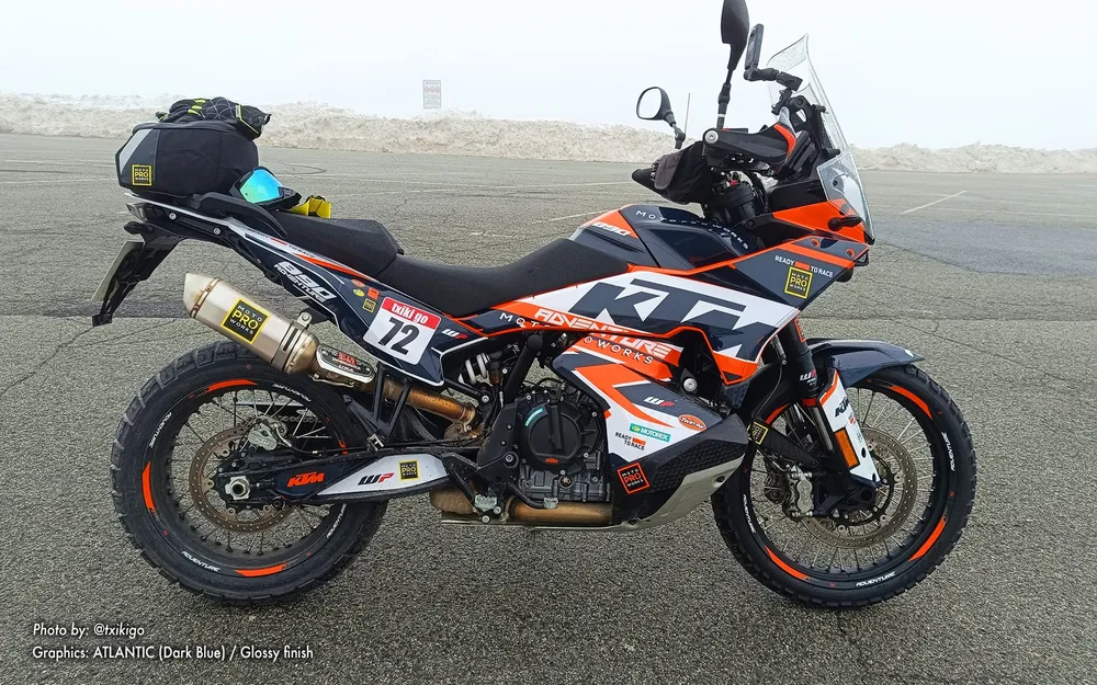 KTM 790/890 Adventure R/S 2023 DEKOR - "Atlantic" (Dunkelblau)