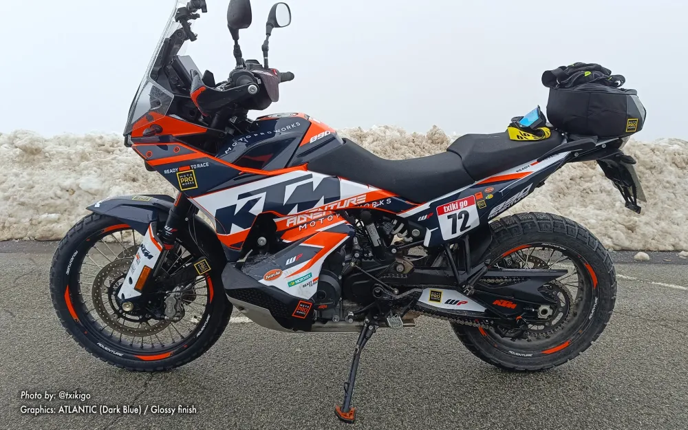 KTM 790/890 Adventure R/S 2023 DEKOR - "Atlantic" (Dunkelblau)