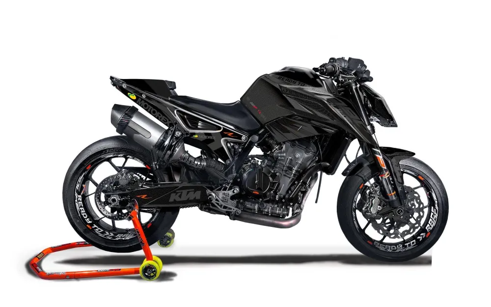 KTM 790/890 Duke DEKOR - "Vortex" (Schwarz)
