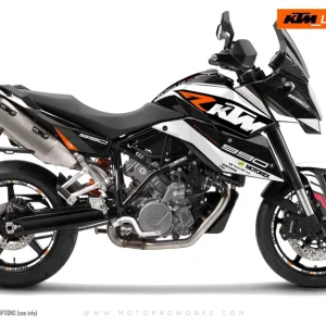 KTM 990 SM / SMR / SMT DEKOR - "RR-Tech" (Weiß)