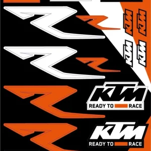 KTM Aufkleberbögen - "R-Two"