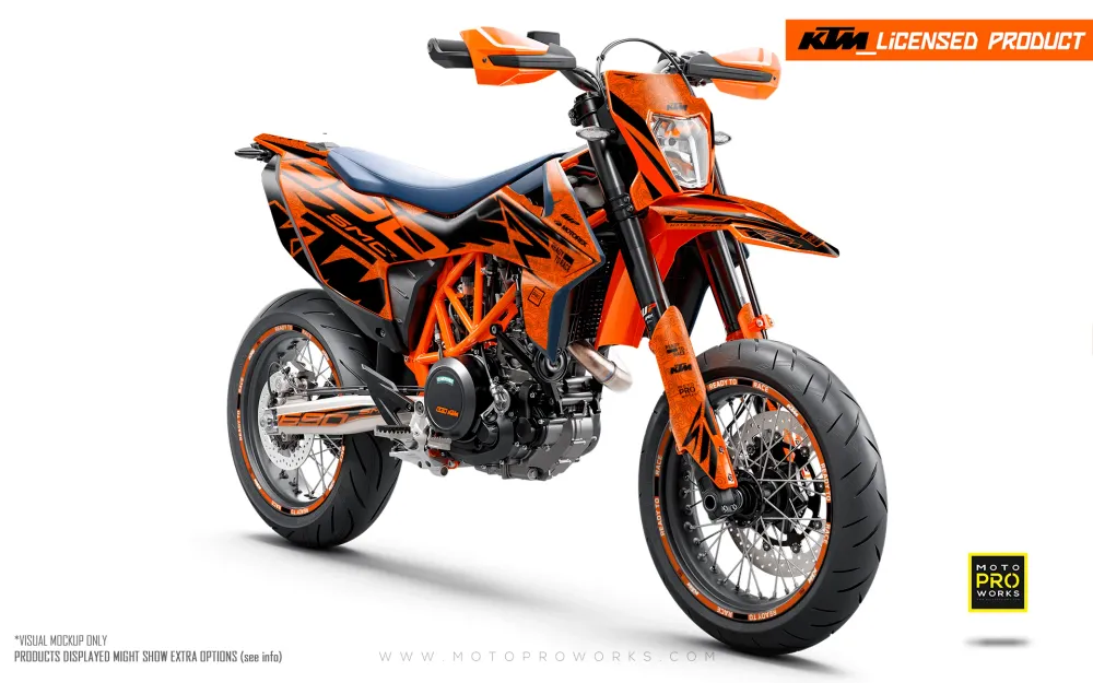 KTM DEKOR - 690 SMC-R "Quickshift" (Orange/Muster)