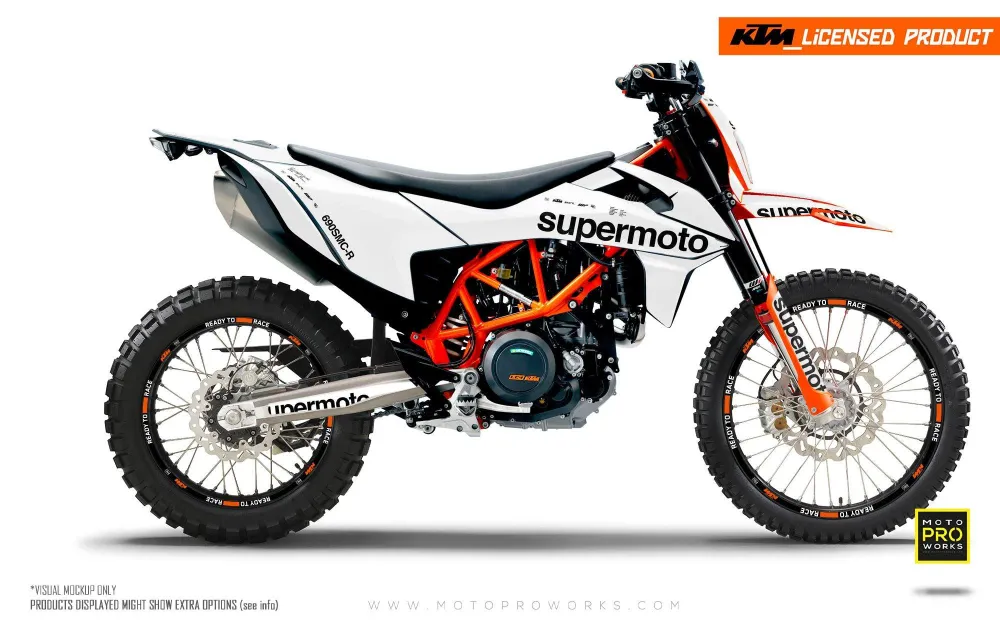 KTM DEKOR - 690 SMC-R "Type" (Weiß)