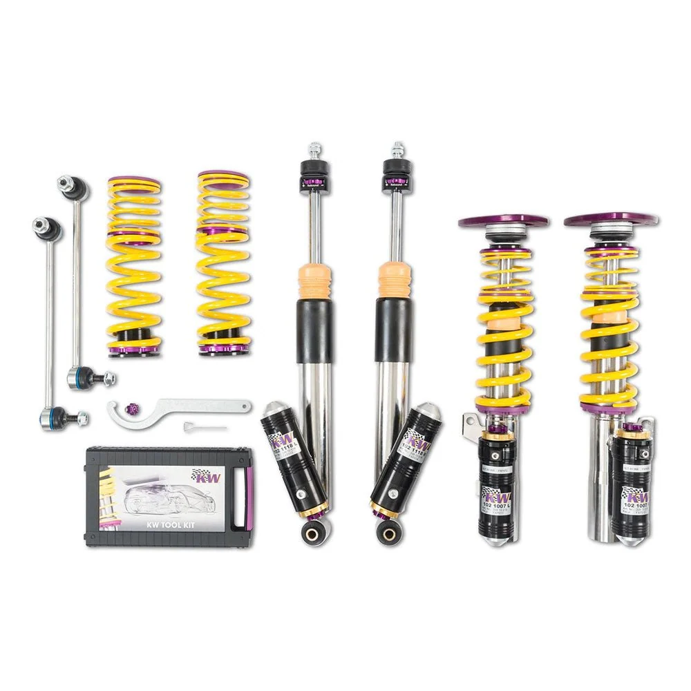 KW SUSPENSIONS Gewindefahrwerk V4 Clubsport mit Stützlager passend für VW Scirocco MK3 13 / 137 / 138 (mit TÜV)