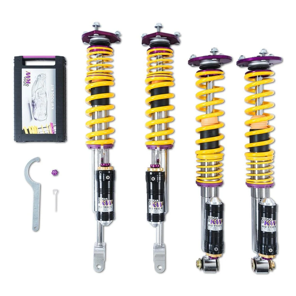 KW SUSPENSIONS Gewindefahrwerk V4 passend für Mercedes-Benz C-Klasse W205 (mit TÜV)
