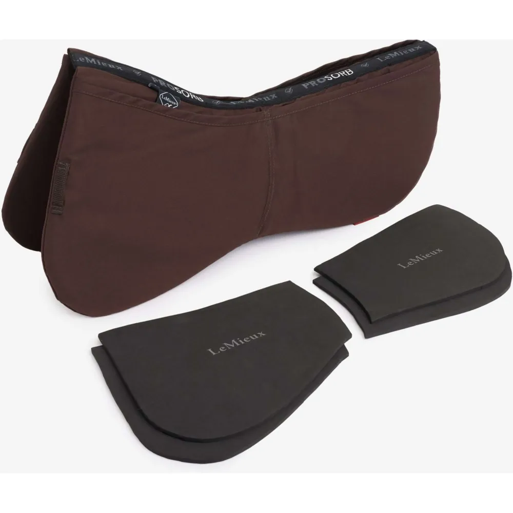 LeMieux Sattelunterleger Pro-Sorb Plain Braun