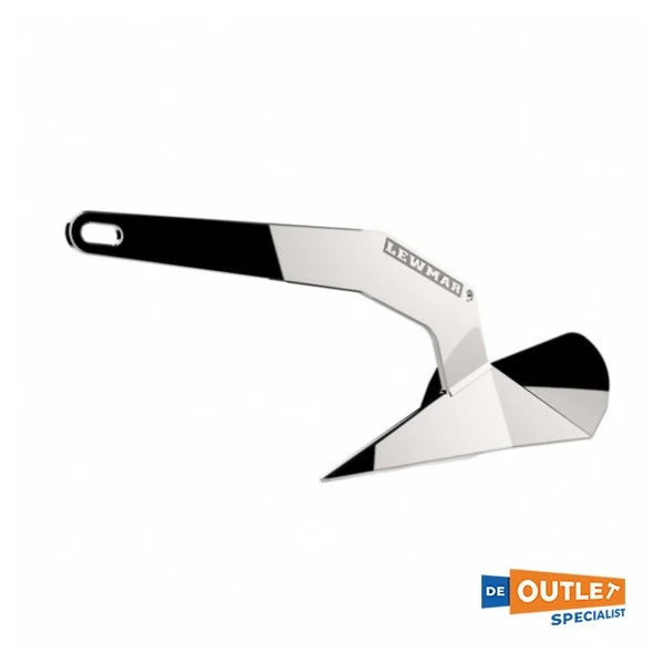 Lewmar DTX Deltaanker aus Edelstahl 40 KG / 88 lb - 0057240