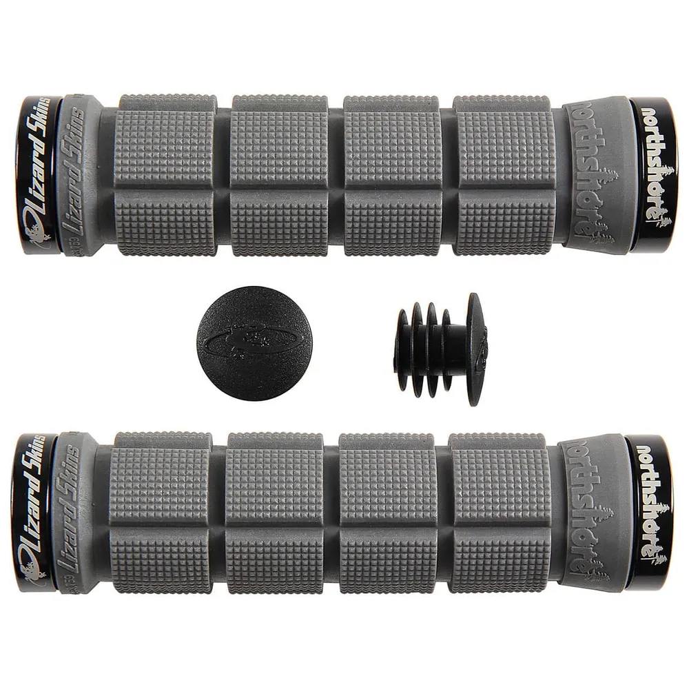 LIZARD SKINS NORTHSHORE Lock-On Grips Schwarz/Silber