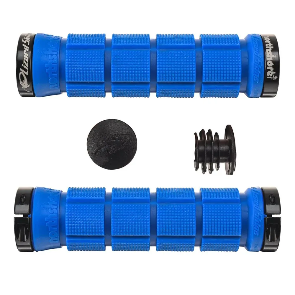 LIZARD SKINS NORTHSHORE Lock-On Grips Schwarz/Silber