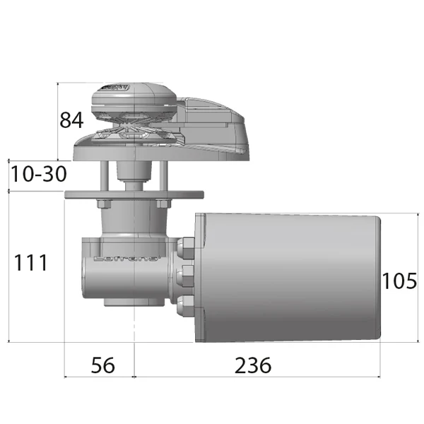 Lofrans, X1 Winde 12V 1000W DIN766 Kette 8mm Seil 12mm - 900 kg Max Pull, 125 Amp, 18-30 m/min Ziehgeschwindigkeit