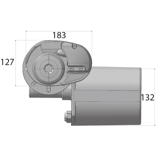 Lofrans, X1 Winde 12V 1000W DIN766 Kette 8mm Seil 12mm - 900 kg Max Pull, 125 Amp, 18-30 m/min Ziehgeschwindigkeit