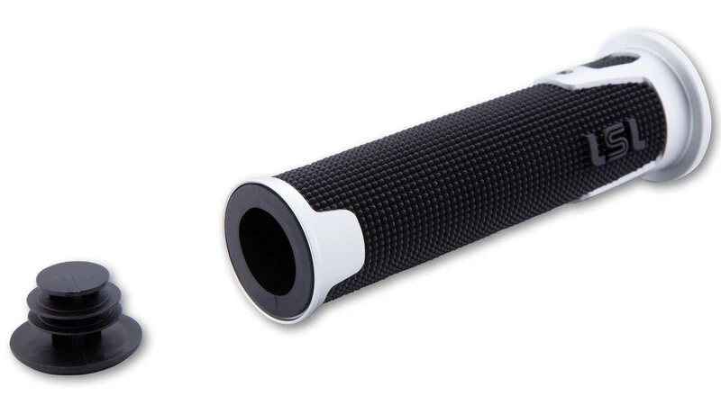 LSL ERGONIA Lenkergriffgummi, 7/8 Zoll (22,2 mm), 125 mm, silber
