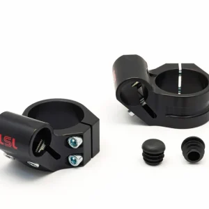 LSL Speed-Match Mittlerer Stummellenker Ø41mm Höhe +20mm Versatz +25mm/4° - Schwarz