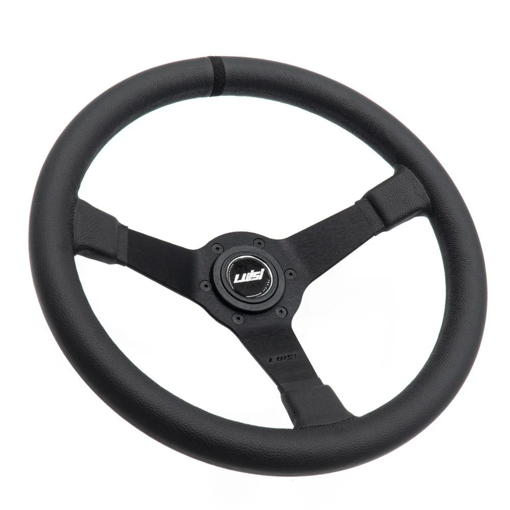 LUISI Mirage Race Sportlenkrad Leder Komplettset passend für Toyota Corolla 1988-1998 (geschüsselt / mit TÜV)