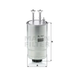 Original MANN-FILTER Kraftstoff-Leitungsfilter (Inline) WK 9053 z