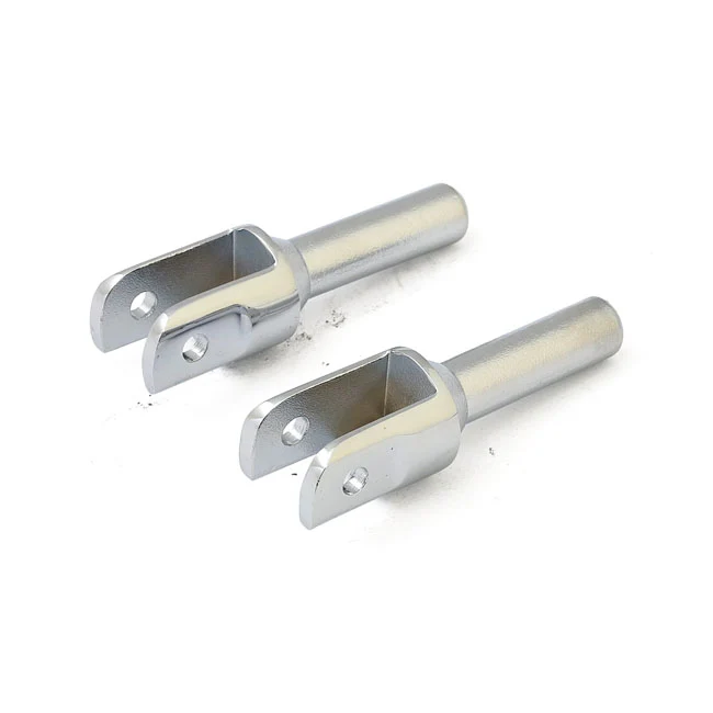 Repl. Iso Peg Chrome Ends, weiblich für Harley-Davidson MCS