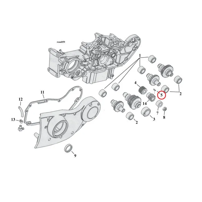 Woodruff Key, Sportster für Harley-Davidson MCS