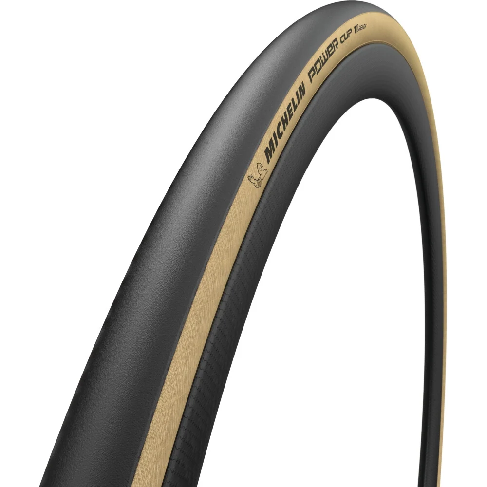 Michelin Power Cup Competition Line Faltreifen 700x28C TS TLR schwarz/beige