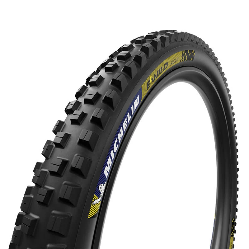 Reifen 29x2,60 E-WILD Hinten 4x55TPI TLR Blau/Gelb Racing Line MICHELIN