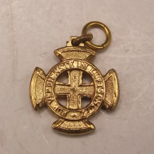 H.W. - - Miniatur Kreuz für Verdienste im Luftschutz Ehrenzeichen 1.Klasse 1938 Modell / Ausführung 1957