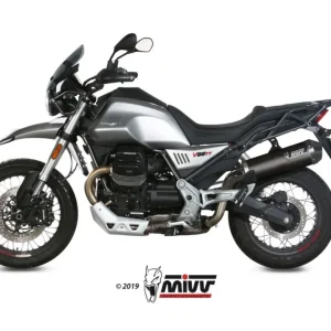 MIVV Oval Auspuff Carbon passend für MOTO GUZZI V85 TT 2019-2024