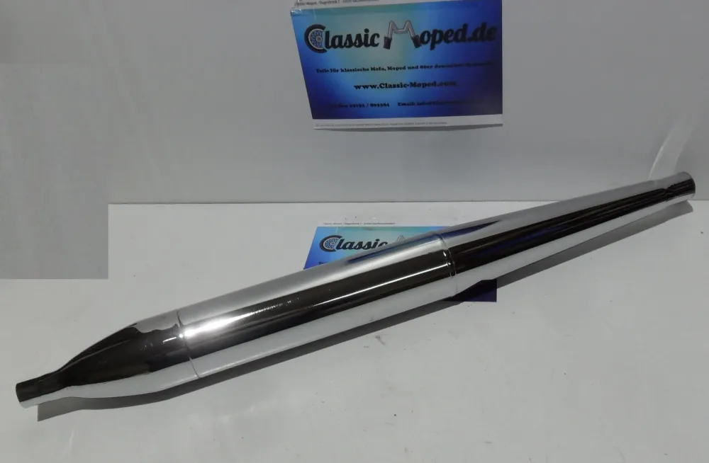 Mofa Moped Auspuff Zigarre 28mm Krümmer 70mm Topf Hercules NEU