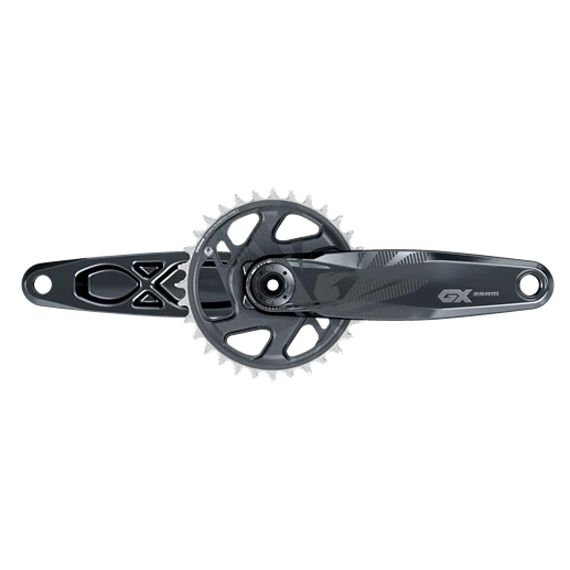 Mono-Pedal 11/12-fach SRAM GX EAGLE FAT BIKE 5" DUB Grau