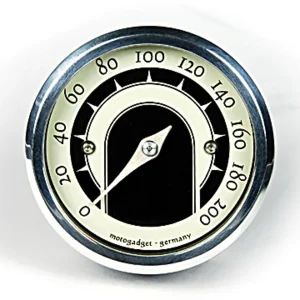 MOTOGADGET Analog Tacho motoscope tiny speedster, polierter Ring