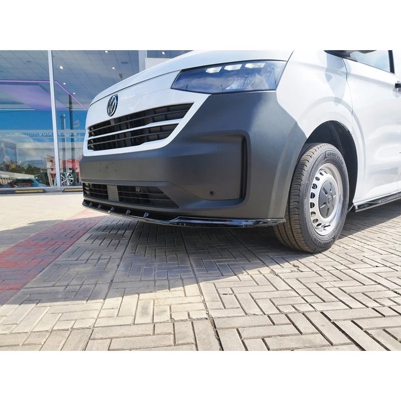Motordrome, Frontspoiler V.1 - Passer til Volkswagen Transporter T7 & T7 Caravelle 2024 - ABS Gloss Black