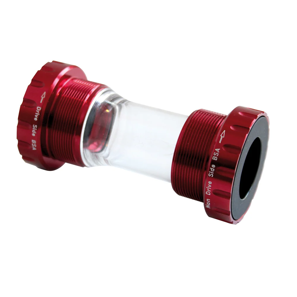 Innenlagerachse BSA Rot mit 24/22 SRAM Achse MVTEK