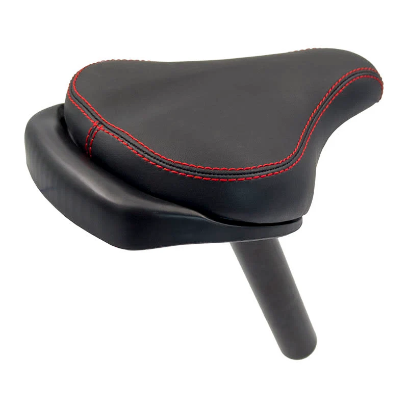 Junior Sattel 272x180mm Schwarz mit Sattelstütze MVTEK