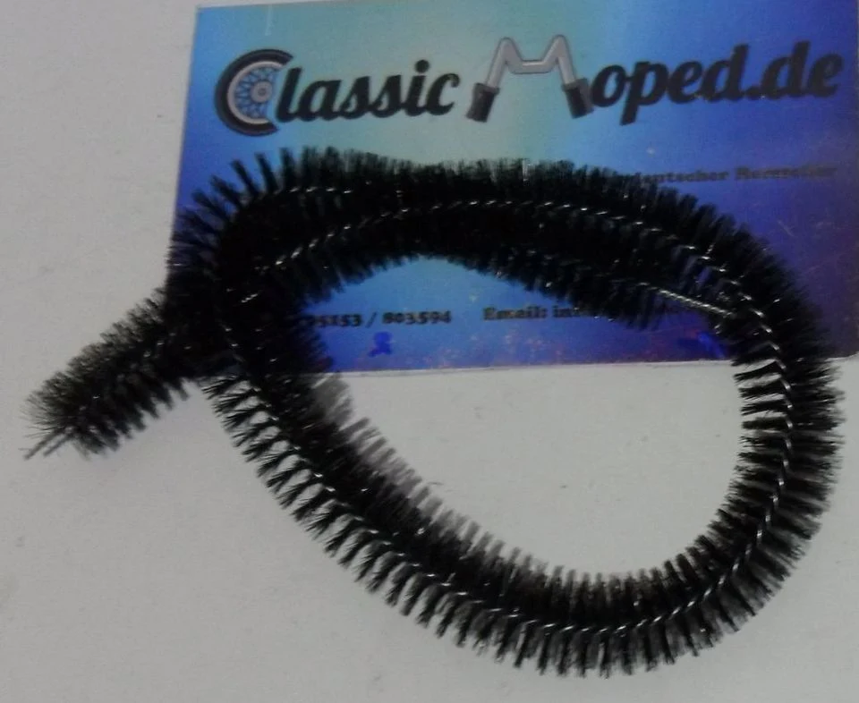 Nabenputzring Nabenbürste Mofa Moped Oldtimer Schwarz NEU