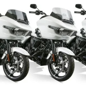 National Cycle 24+ Harley-Davidson FLT/ 23 FLT CVO V-Stream Quantum Plus Mid Windshield- LT. Tint