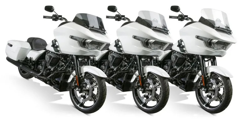 National Cycle 24+ Harley-Davidson FLT/ 23 FLT CVO V-Stream Quantum Plus Mid Windshield- LT. Tint