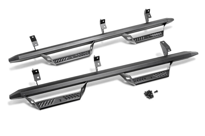 N-Fab Predator PRO 2019 Dodge Ram 1500 Crew Cab All Beds - Tex. Black - Cab Length