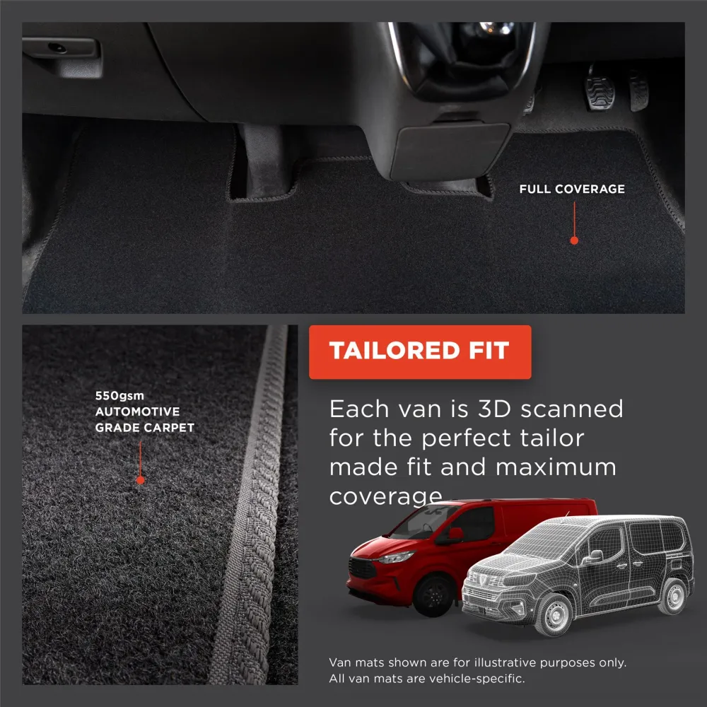 Nissan NV300 2014-2021 Carpet Carpet Floor Mats