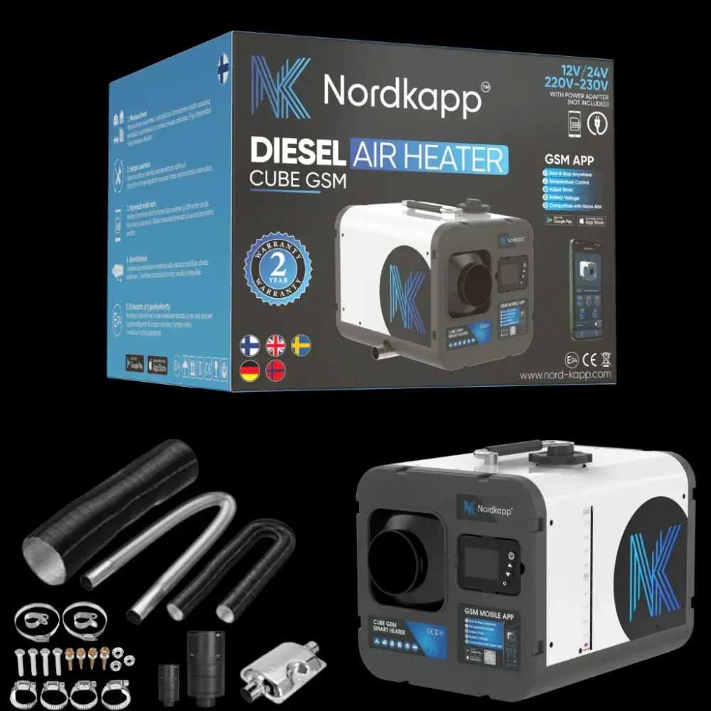 Cube GSM 4G/5G 5kW & 8kW Diesel-Luftheizung Nordkapp®