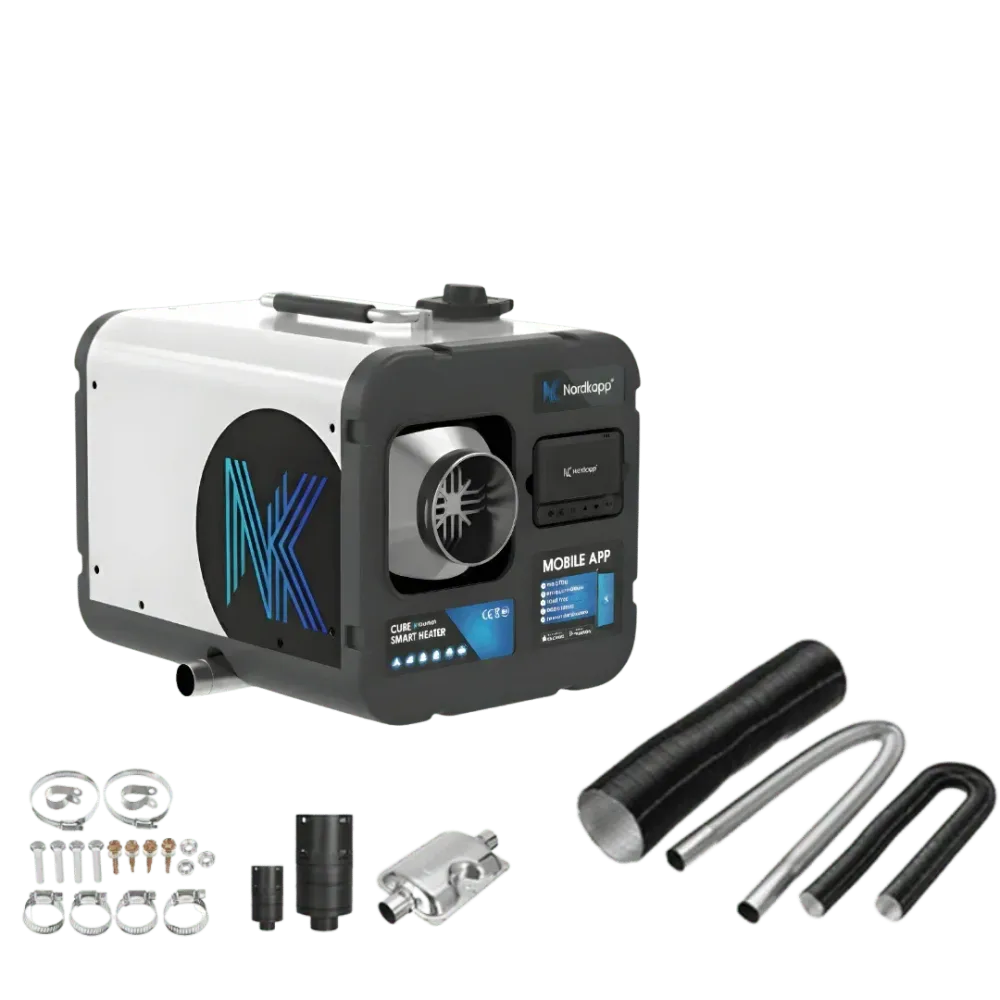 Cube Wi-Fi & Bluetooth Diesel-Luftheizung 5kW & 8kW - 12V/24V Nordkapp®