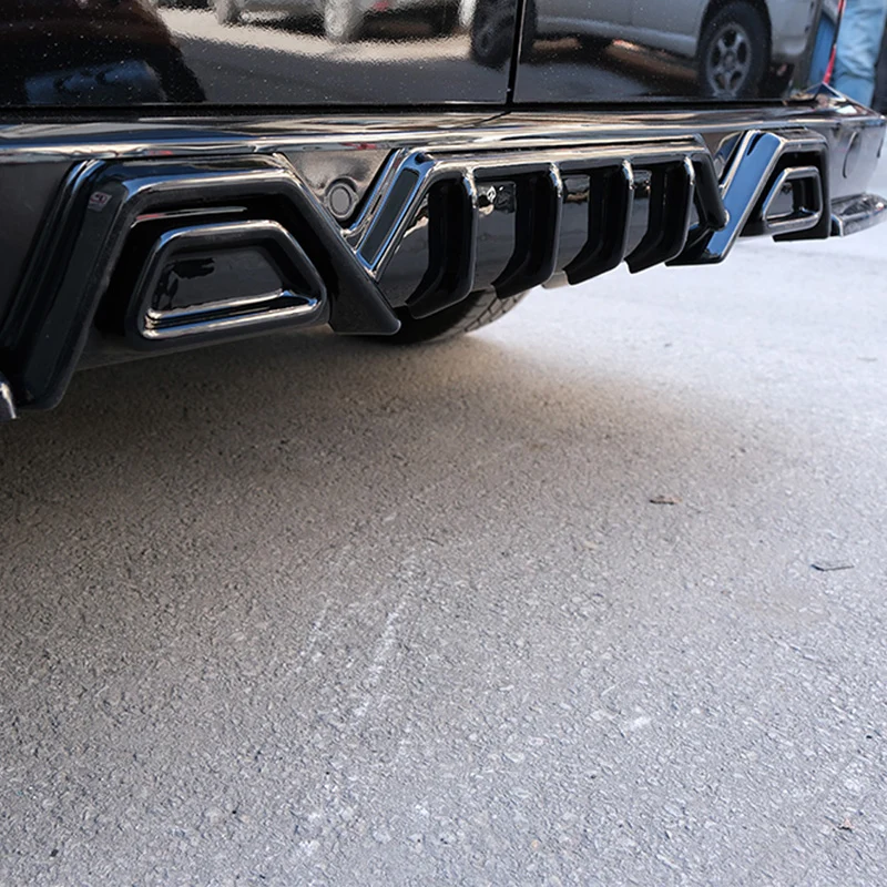 OneWay, Bagkofanger Diffuser - Glossy Sort - Passer til VW Transporter T7 & Ford Transit Custom