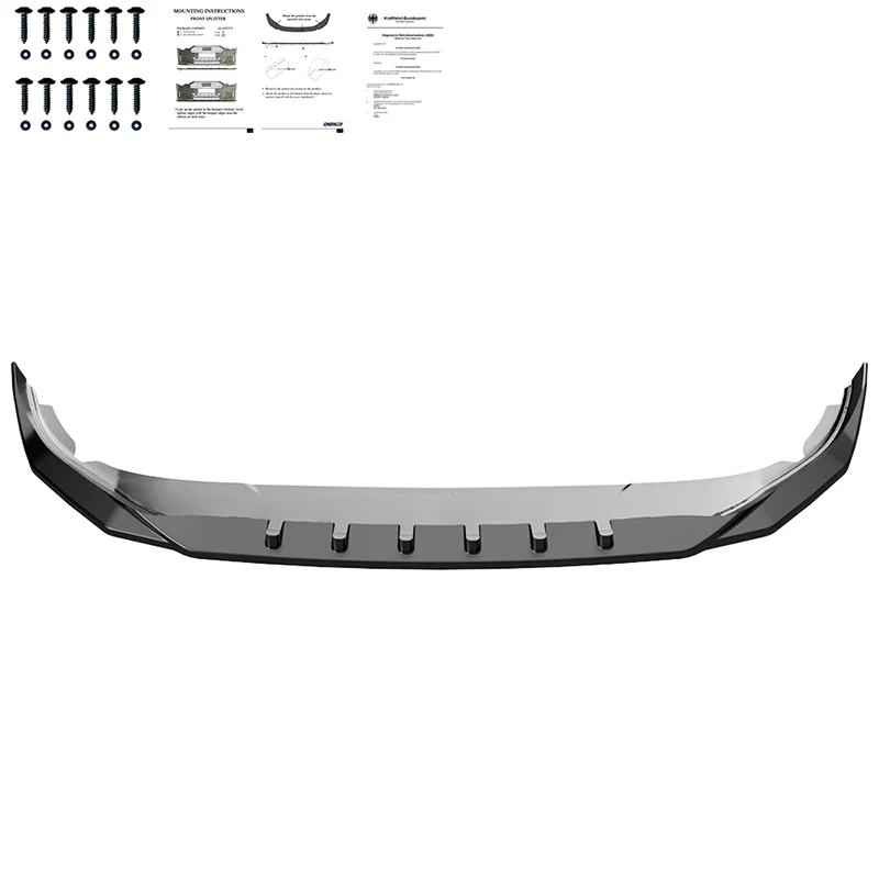 Oneway Complete body kit suitable Volkswagen Golf VIII HB 3/5-doors 2020-2024 excl. GTi/GTD/GTE/R/R-Line - Gloss black