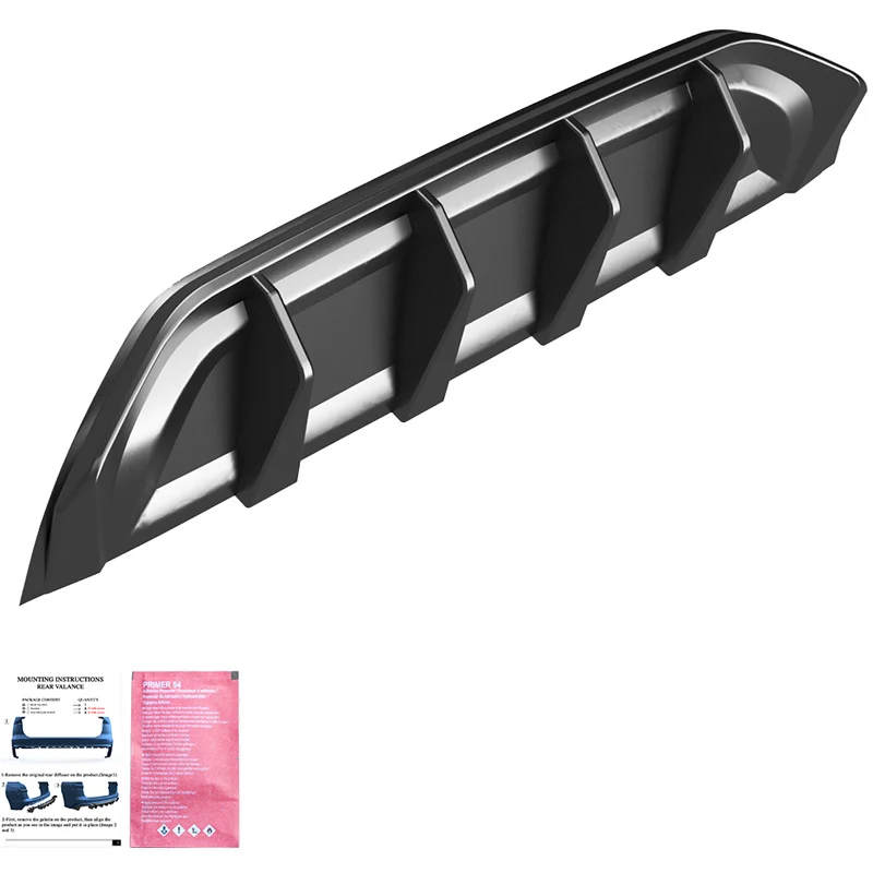 Oneway Rear Diffuser suitable Volkswagen Tayron (R41) 2024- - Gloss black