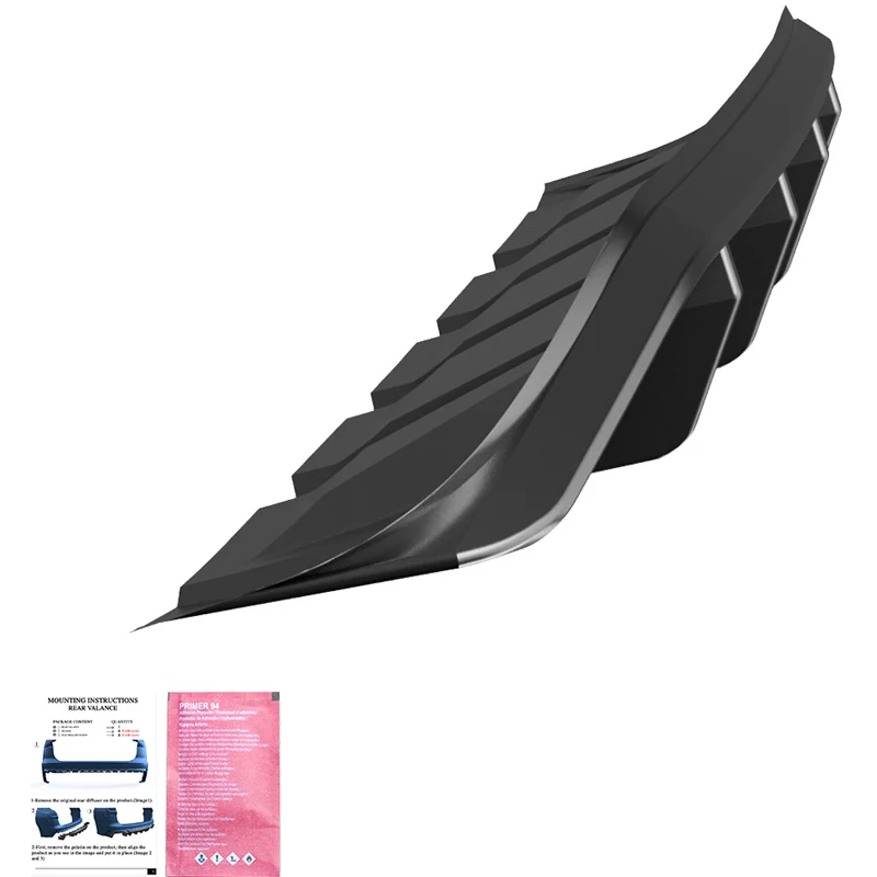 Oneway Rear Diffuser suitable Volkswagen Tayron (R41) 2024- - Gloss black