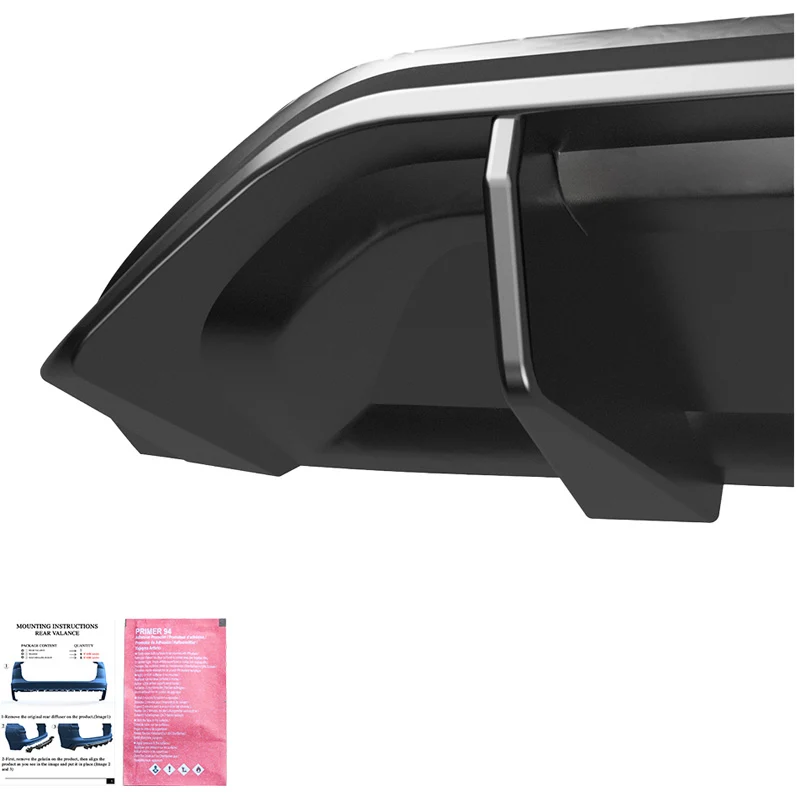 Oneway Rear Diffuser suitable Volkswagen Tayron (R41) 2024- - Gloss black