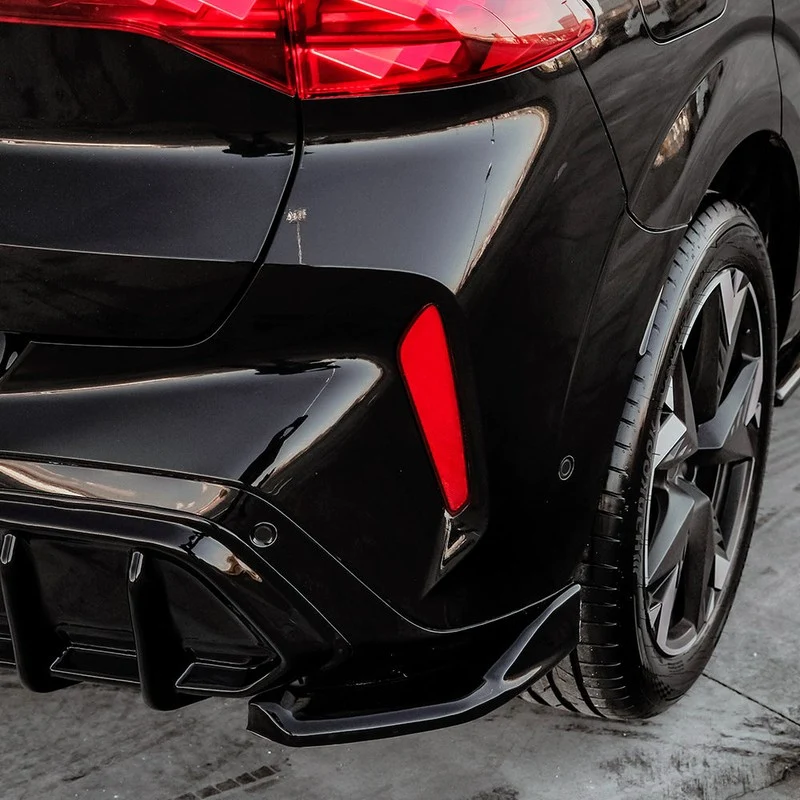 Oneway Rear Side Diffusors suitable Cupra Terramar (KP1) 2024- - Gloss black