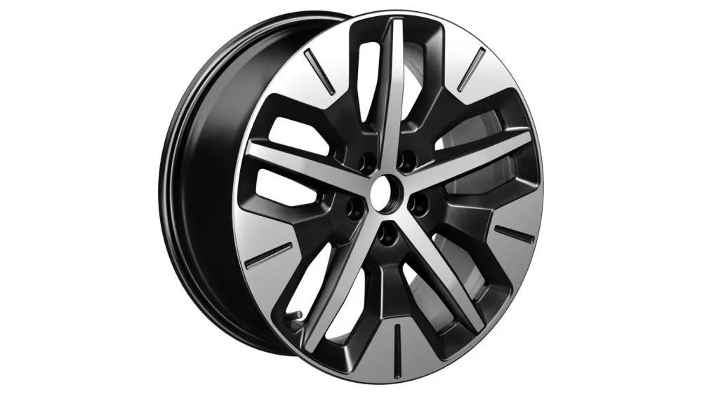 Original Ford Elec.Explorer Alufelge 19" vorn, 5SpeichenDesign,Black&Bright